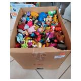 Box Lot Of Assorted Childrens Plastic Toys