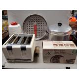 Box Of Assorted Kitchen Items & More Including A