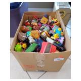 Box Lot Of Assorted Childrens Plastic Toys
