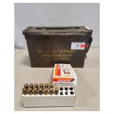 (13) Rounds Of 375 Winchester Ammo & (1) Metal