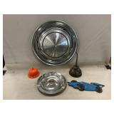Hubcap Clock, Advertising Ashtray, Oiler, Service