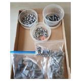 Tray Lot Of Assorted Lead Fishing Sinkers