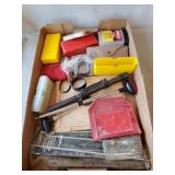 Tray Lot Of Assorted Firearm Related Items