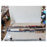 (4) Assorted Fishing Rods