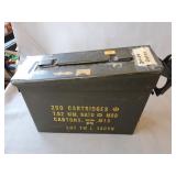 (1) Metal Ammo Box w/ Approximately (600) 30-06