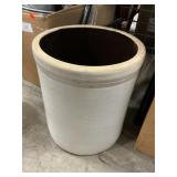 4-Gallon Keystone Stoneware Crock + 1 Stoneware