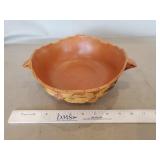 (1) Vintage Roseville Pottery Console Bowl