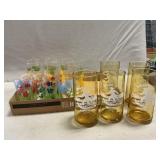 Vintage Swanky Swig, Kiddie Cup Juice Glasses,
