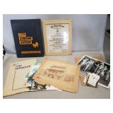 Tray Of Assorted Vintage Military Ephemera,