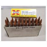 (20) Rounds Of 30-06 Springfield Ammo