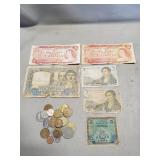 Assorted Foreign Currency & Coinage
