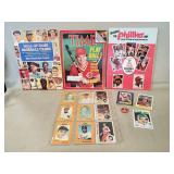 Tray Of Assorted Sports Cards, Magazines & More