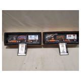 (2) Baseball Collector Diecast Toy Trucks