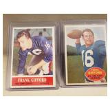 (2) Frank Gifford NFL Football Cards