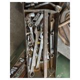 Metal Tool Box With Assorted sockets and