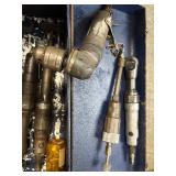Metal Tool Box with Pneumatic Die Grinders,