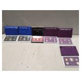 (6) U.S. Proof Coin Sets (1971, 1971, 1981, 1985,