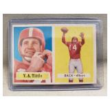 (1) Y.A. Tittle NFL Football Card