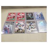 (8) Assorted Barry Sanders NFL Football Cards