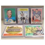 (5) Assorted NFL Football Cards