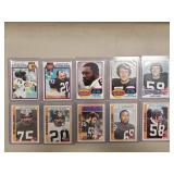 (10) Assorted NFL Football Cards
