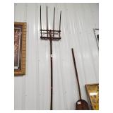 Antique Wooden Hay Fork
