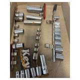 Misc. Sockets 1/4", 3/8" & 1/2"Some Deep Well
