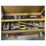 Craftsman Metal Tool Box with Assorted