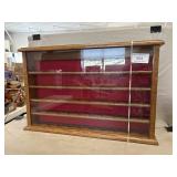 Wood Marble Display Cabinet