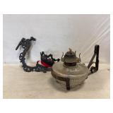 Cast Iron Oil Lamp Holders