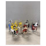 (6) Pepsi Character Glasses