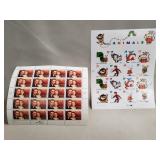 (2) Sheets Of U.S. Postal Service Stamps