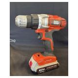 Black & Decker 20V Drill with Craftsman/Diehard