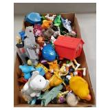 Tray Lot Of Assorted Plastic Toys