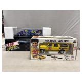 Signed Michael Waltrip Car w/Camel Semi