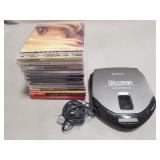 (13) Assorted CDs & (1) Sony Discman