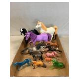 Lot Of Toy Horse & Unicorn Figures
