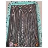 Tray Of Assorted Sterling Silver/925 Jewelry