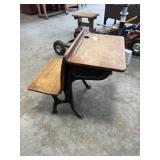 Antique School Desk