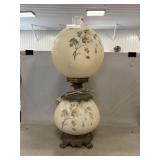 "Gone With The Wind" Style Hurricane Parlor Lamp