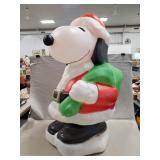 (1) Christmas "Snoopy" Blow Mold (33" Tall)