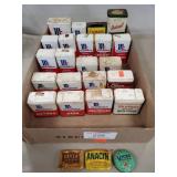 Tray Lot Of Assorted Vintage Spice Tins & More