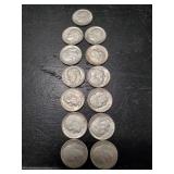 (13) U.S. Silver Dimes