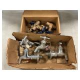 NOS Nibco Valves, Wall-Mount Spigots