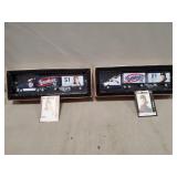 (2) Baseball Collector Diecast Toy Trucks