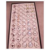 Display Tray Of Assorted Gemstones