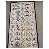Display Tray Of Assorted Gemstones