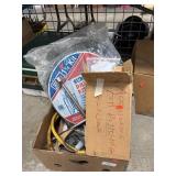 Box Lot w/Sump Pump Drainage Kit & Tools