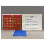 The Franklin Mint Solid Bronze Presidential Coins