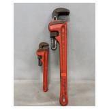 18 & 10 Inch Ridge Pipe Wrench